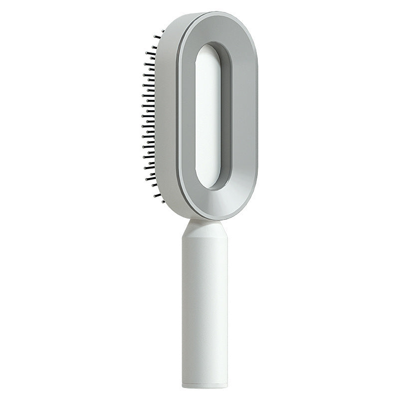 EtherealEssential™ Self-Cleaning Hair Brush - One-Key Cleaning, Anti-Static Airbag Scalp Massaging Comb for Women