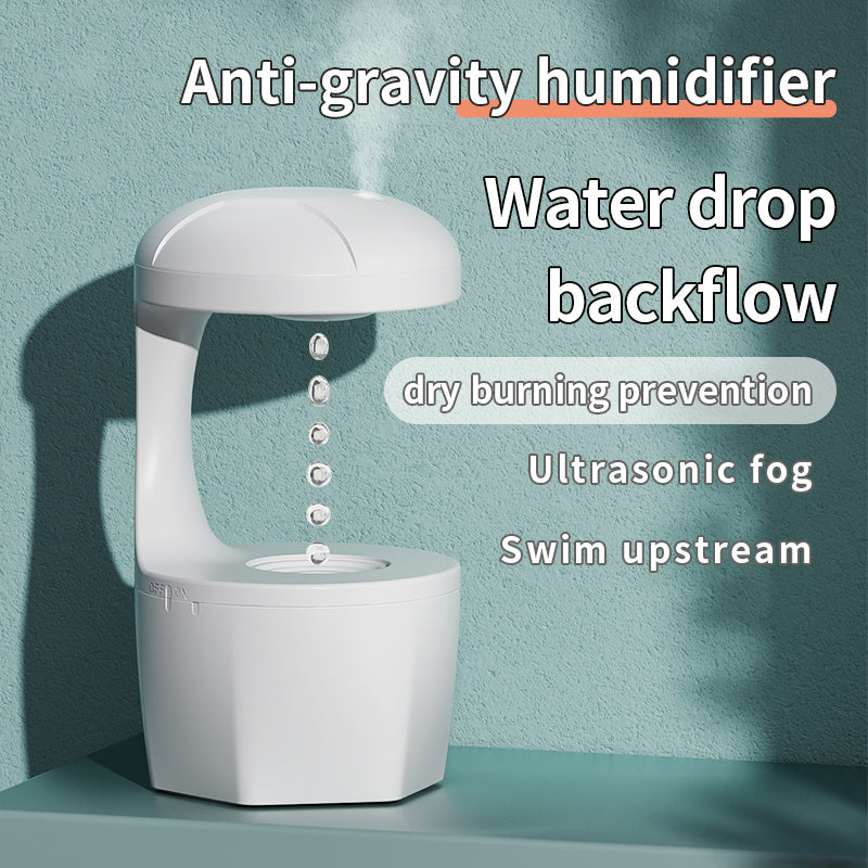 EtherealEssential™ Anti-Gravity Humidifier - Large Capacity Water Droplet Backflow Aromatherapy Machine for Office and Bedroom, Silent Operation with Large Fog Volume Spray