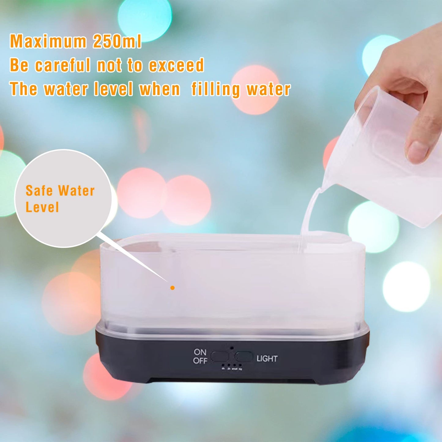 EtherealEssential™ Christmas Snowflake Humidifier - Colorful Aromatherapy and Atmosphere Diffuser for Home