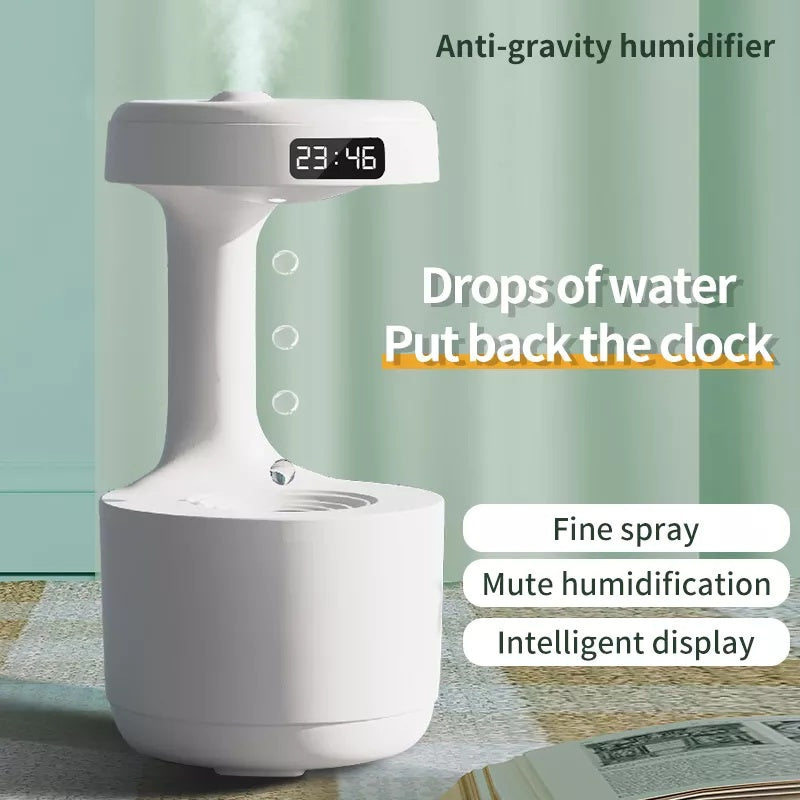 EtherealEssential™ Anti-Gravity Humidifier - Large Capacity Water Droplet Backflow Aromatherapy Machine for Office and Bedroom, Silent Operation with Large Fog Volume Spray