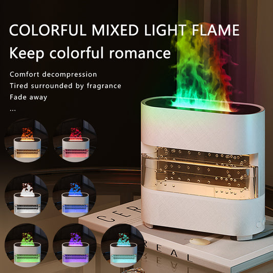 EtherealEssential™ Rain Cloud Fire Humidifier - Novedades 2024 Water Drip Fire Flame Aroma Diffuser