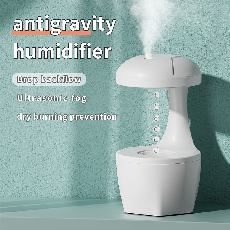 EtherealEssential™ Anti-Gravity Humidifier - Large Capacity Water Droplet Backflow Aromatherapy Machine for Office and Bedroom, Silent Operation with Large Fog Volume Spray