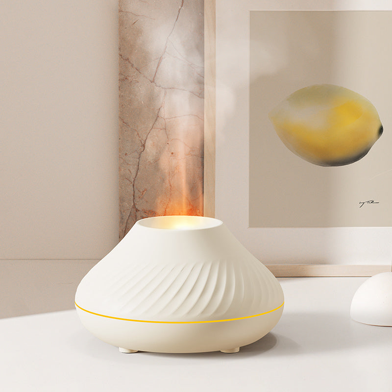 EtherealEssential™ RGB Flame Humidifier Diffuser - 130ML Aroma Essential Oil Fire Flame Aroma Diffuser